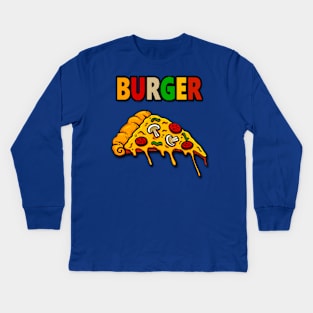 BURGER SHIRT Kids Long Sleeve T-Shirt